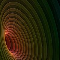 Glowing abstract flowing vortex photo