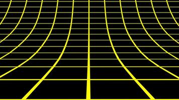 Yellow curved rectangle grid background photo