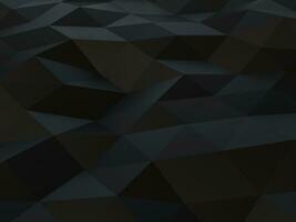 Dark abstract low poly background - texture photo