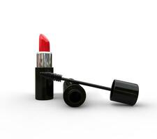 Lipstick and eyliner photo