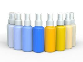 Cool and warm ulabled fine spray bottles photo