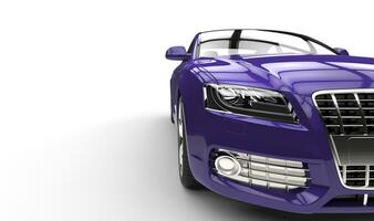 Purple Car Front photo