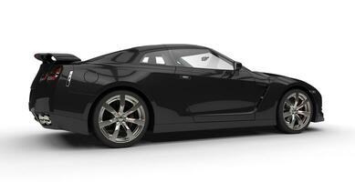 Black Sports Car Side 2 photo