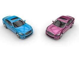 Bright Colored Cars photo