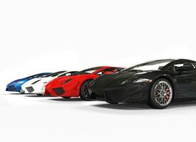 Row Of Supercars photo