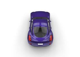 Purple Sedan Top View photo