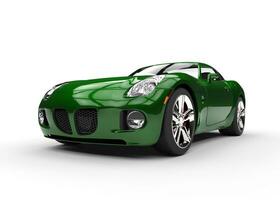 Green Muscle Car Beauty Shot photo