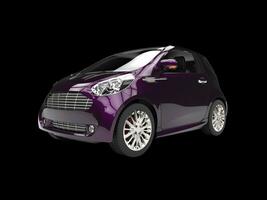 Compact Car - Purple Pearlescent Paint photo