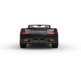 Black convertible sports car - back view photo