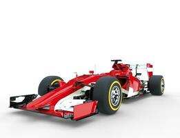 Red Formula One Car - Studio Shot photo