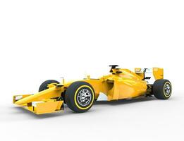 amarillo fórmula uno coche foto