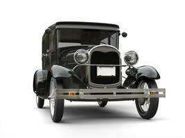 1920s cool black oldtimer car - 3D Illustration photo