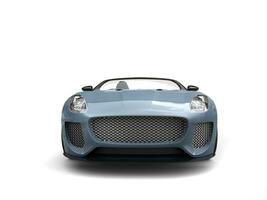 Cold steel modern convertible sports car photo