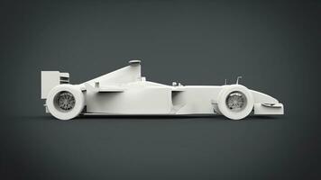 White template formula racing car photo