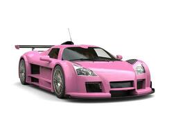 Super candy pink racing car photo