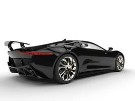 Great jet black modern elegant super car photo