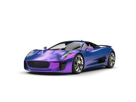 Metallic rich purple super sports car photo