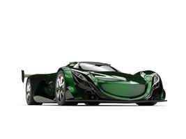 metálico verde increíble concepto súper coche foto