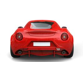cornalina rojo deporte concepto coche - espalda ver foto