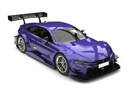 Cadmium violet modern super race car photo