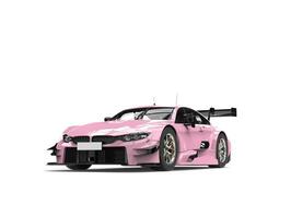 Charming pink super race car photo