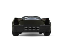 New black modern concept sports car - back view photo