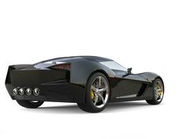 nuevo negro moderno concepto Deportes coche - posterior ver foto