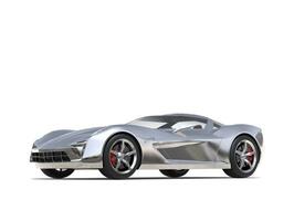 Super silver moderns super sports car photo