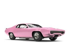 brillante bonito rosado Clásico carrera coche foto