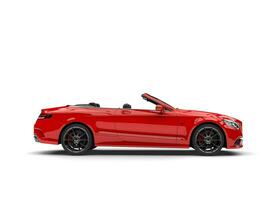 cadmio rojo moderno convertible lujo coche - lado ver foto