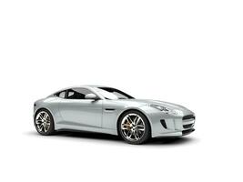 Silver modern sports concept car photo