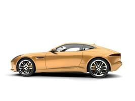 Golden modern sports concept car photo