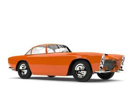 Sharp orange vintage muscle car photo