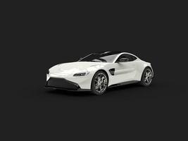 White modern electric sports car photo