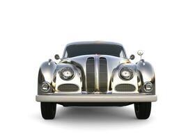 cromo y plata restaurado Clásico lujo coche - frente ver foto