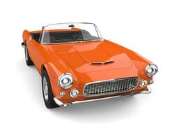Clásico calentar naranja convertible cabriolé músculo coche foto