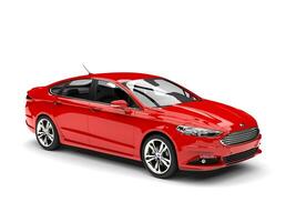 fuego rojo vado mondeo 2015 - 2018 modelo - belleza Disparo - 3d ilustración - en blanco antecedentes foto