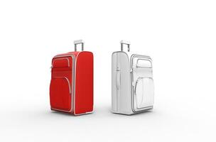 Luggage Bags - isolated on white background photo