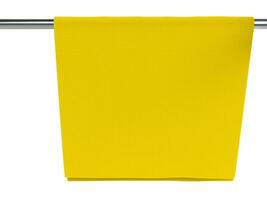 Yellow dish cloth photo