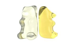 Two Yellow Gummy Bears photo