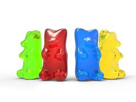 Colorful Gummy Bears photo