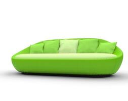 Bright Green Sofa photo