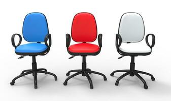 Multicolored Office Chairs 01 photo