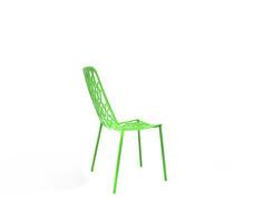 Modern Bright Green Plastic Chair photo