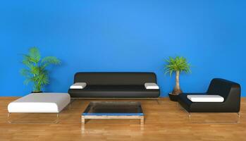 Blue Living Room photo