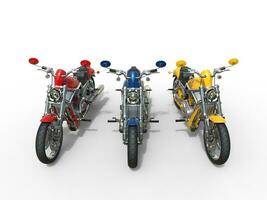 Tres Clásico motos - parte superior ver foto