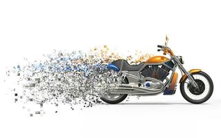 Heavy bike - disintegration FX photo