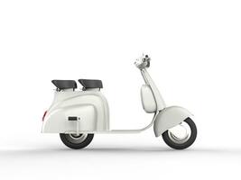 White scooter - side view photo