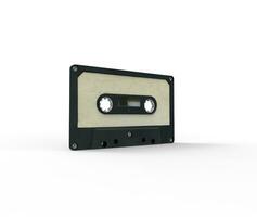 Compact Cassette - isolated on white background photo