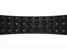 Big mid range loudspeakers semicircle photo